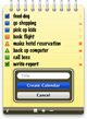 Creating a new calendar